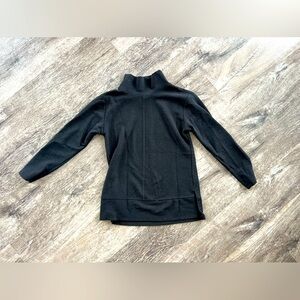 Black Athleisure Sweater
